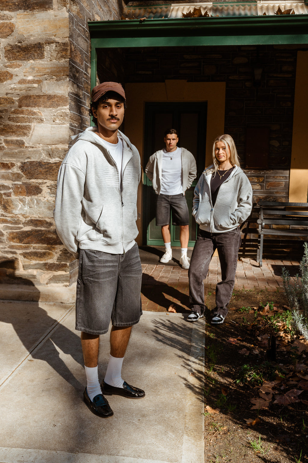 Waffle Hoodie + Jorts Bundle