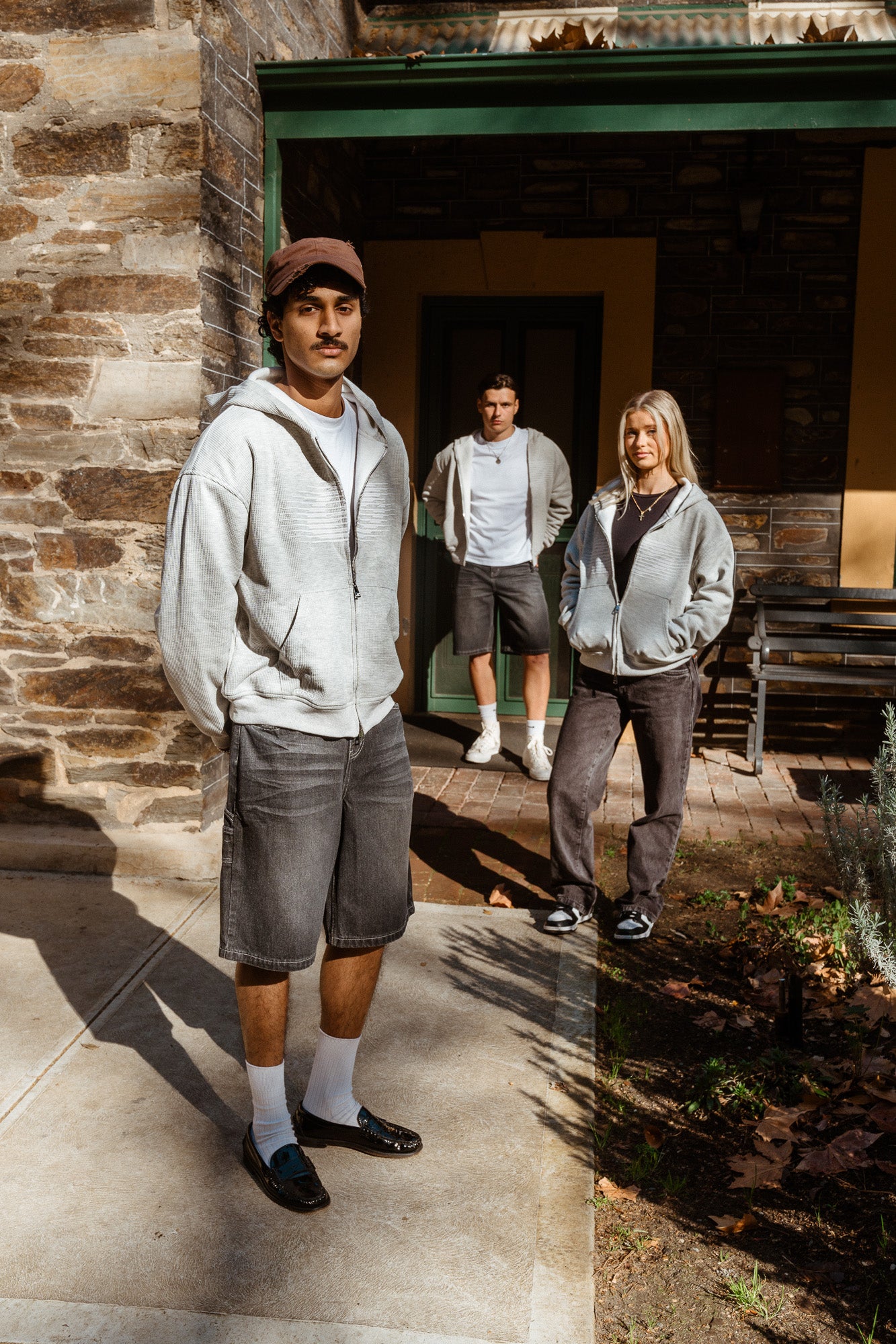 Waffle Hoodie + Jorts Bundle