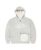 WAFFLE-KNIT ZIP UP