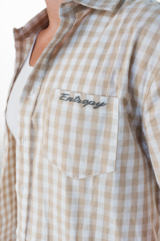 Beige Button Up