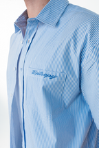 Blue Button up